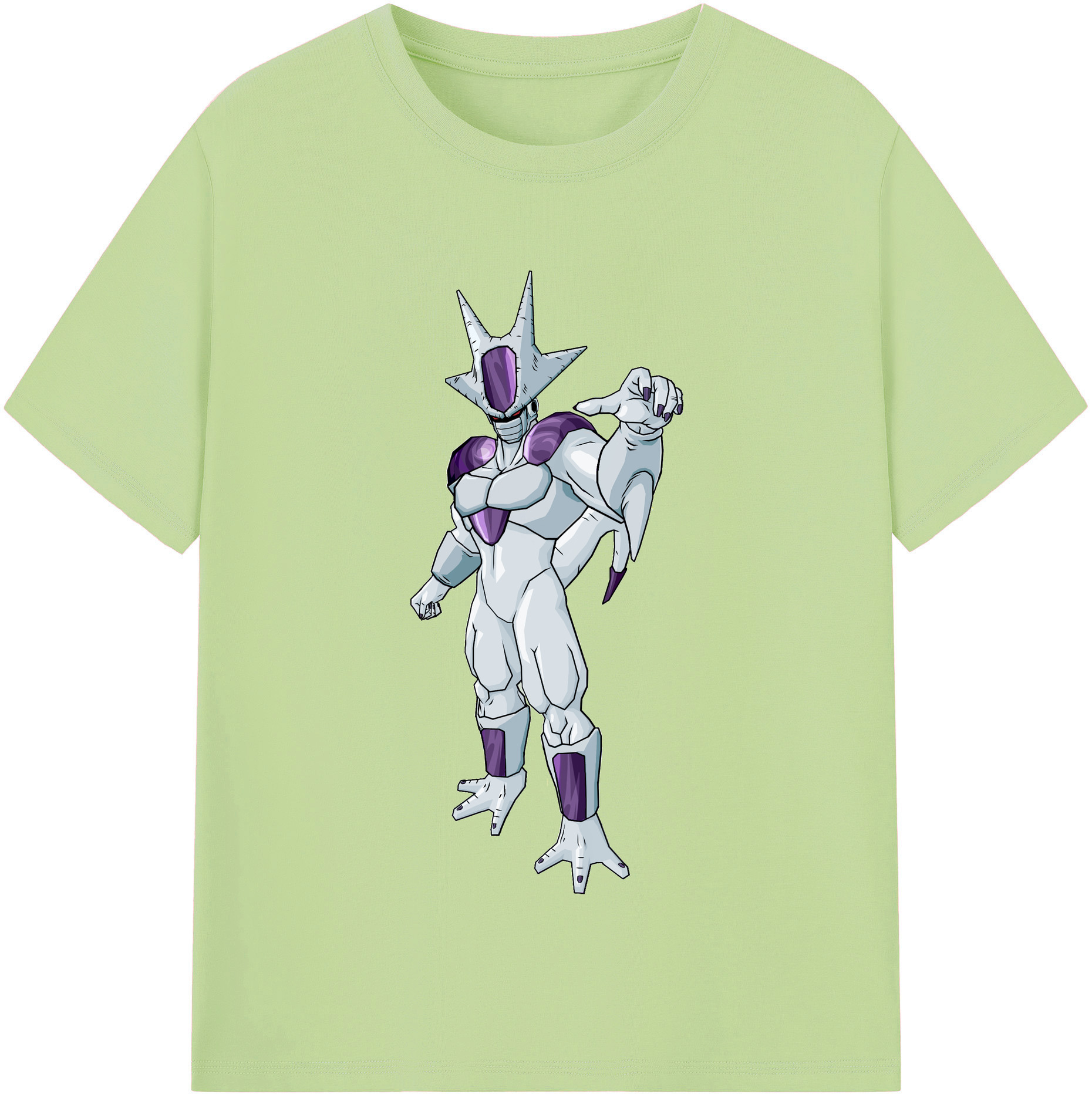 （画像用） ドラゴンボール クウラ DRAGON BALL Cooler Coora 綿100％半袖Tシャツ（フロントプリント）